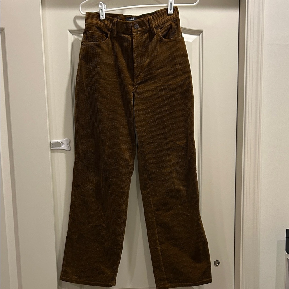Rails Getty High Rise Corduroy Pants Ground Cinnamon - Picture 2 of 10